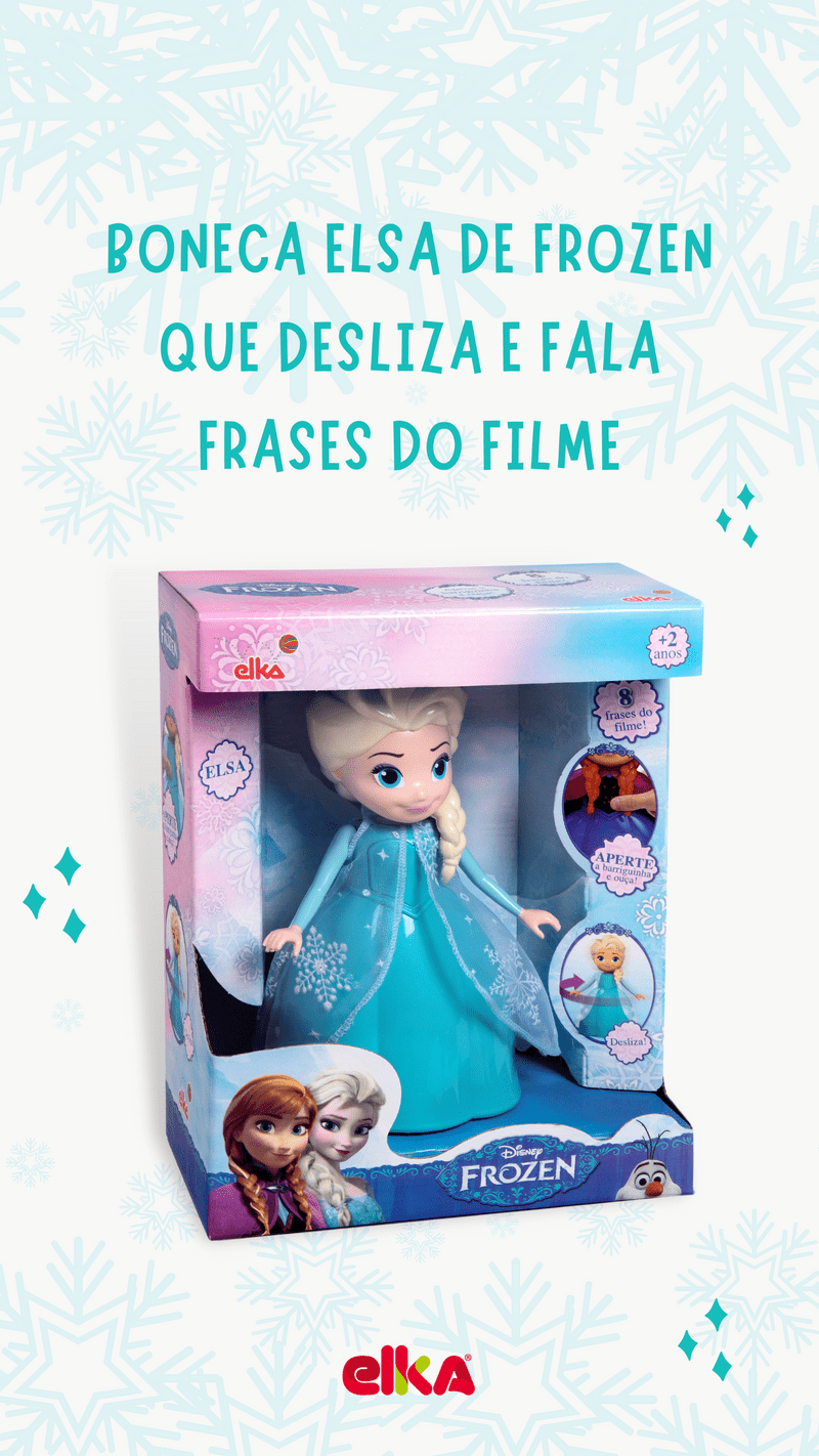 Boneca Elsa Frozen 947 - Elka