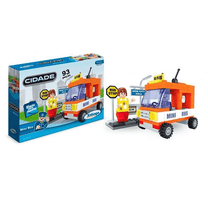 Blocos De Montar Cidade Mini Bus 0274.3 - Xalingo