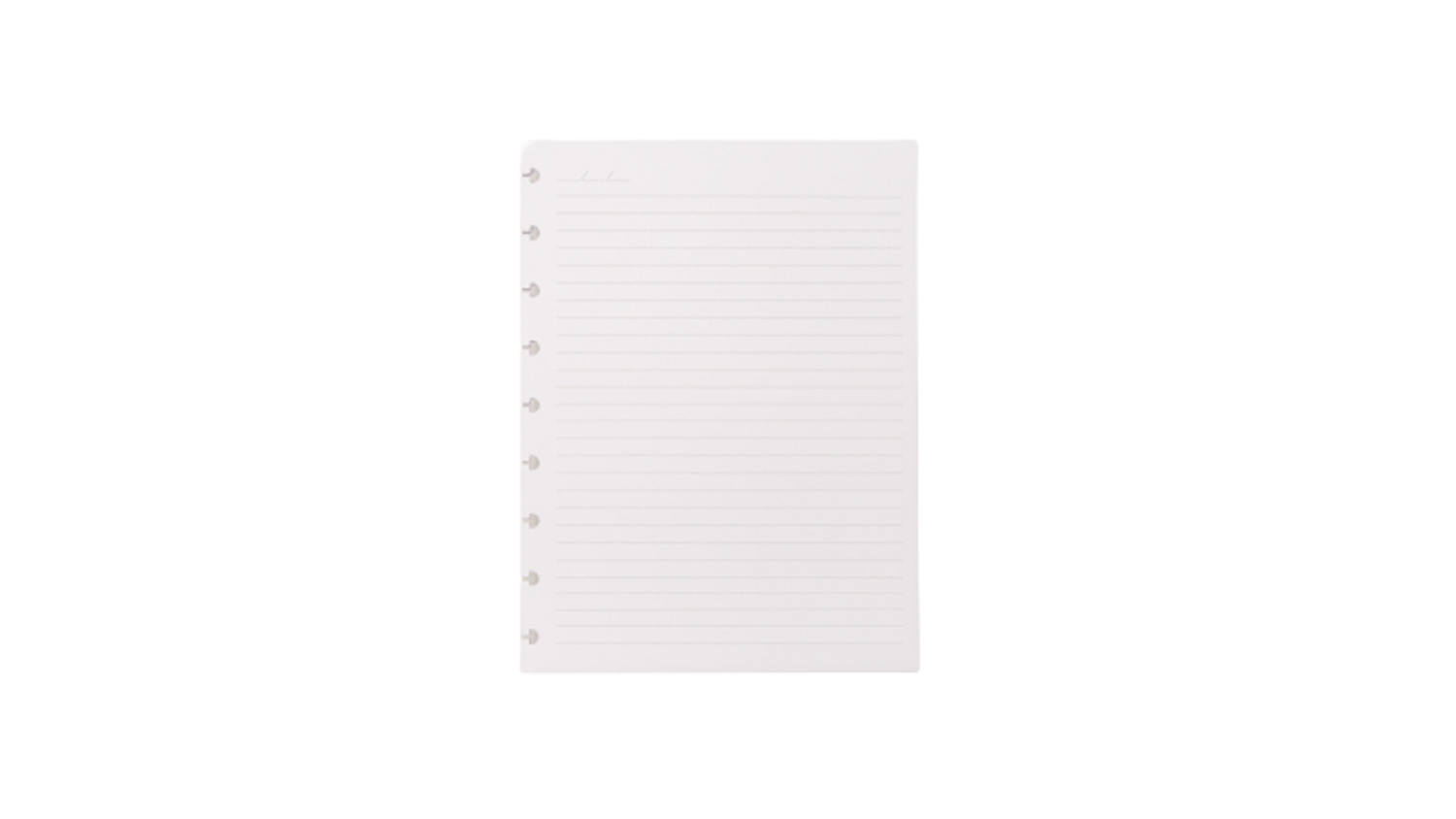 Refil Pautado para Caderno Inteligente 120 g/m² Médio CIRM3004 - NOVITATE