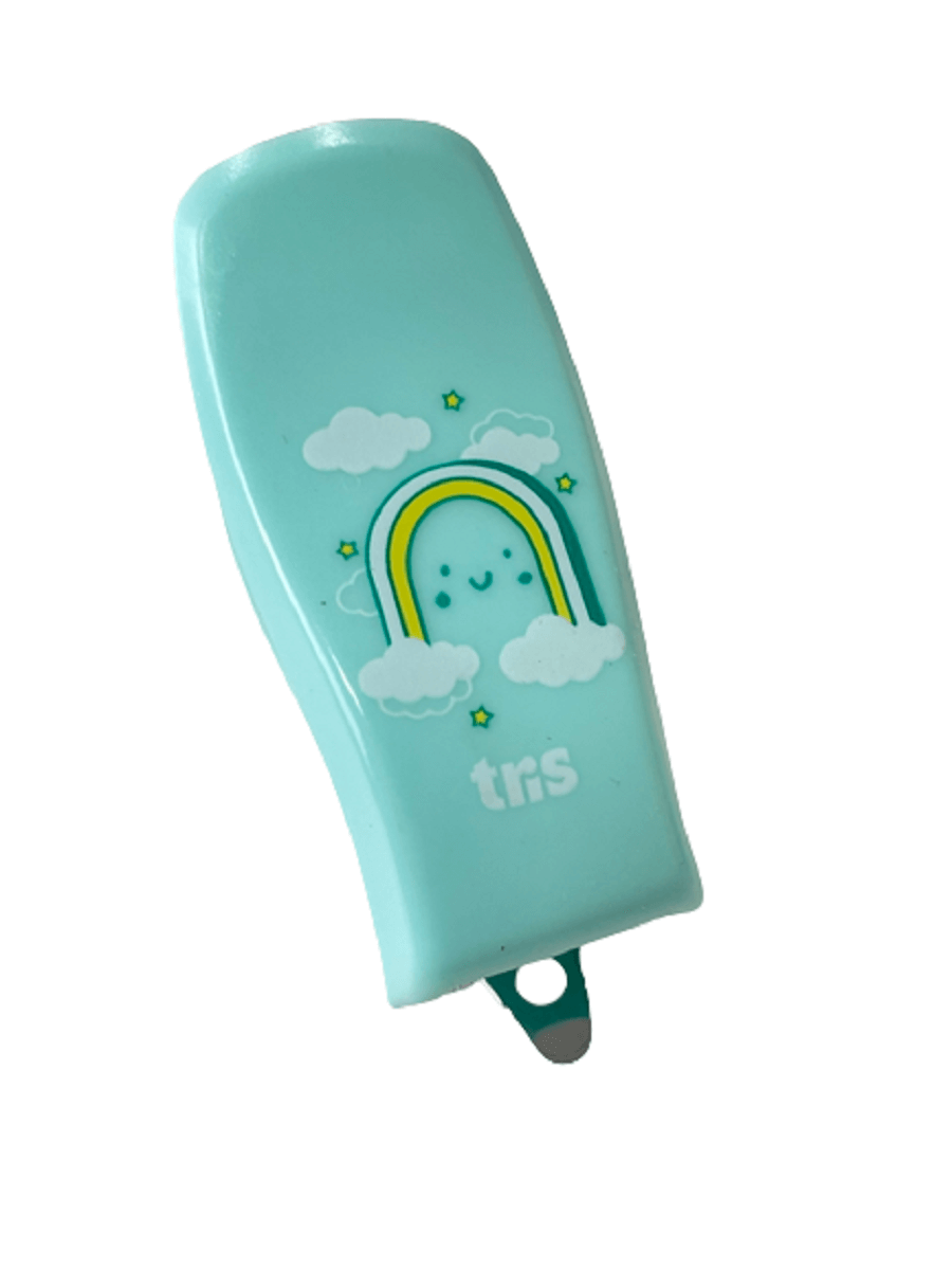Grampeador Mini T312 - 26/6 p/ 18 Folhas Plástico Cores Pastel 612805 - Tris