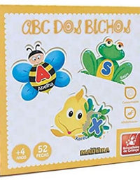 Jogo ABC dos Bichos 9275 - Brincadeira de Criança
