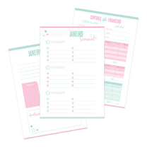 Planner Permanente A5 com Espiral 96 Folhas Enjoy 3389 - Dac