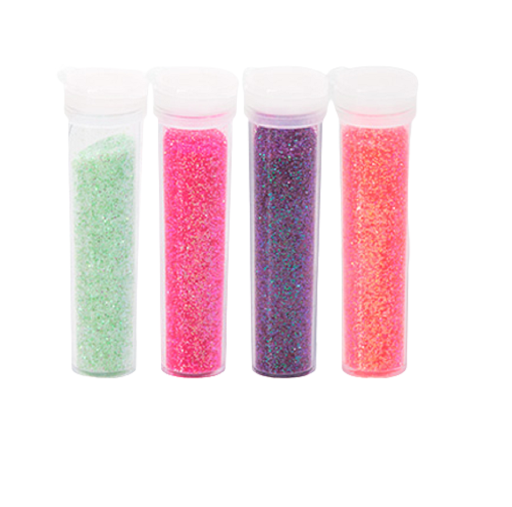 Glitter shaker pastel 7g - blister c/ 4 cores GL0501 - BRW