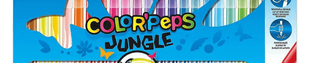 Caneta Hidrográfica Color Peps Jungle Estojo 24 Cores - Maped