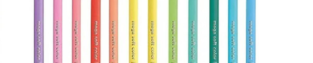 Lápis De Cor Mega Soft Color Tons Tropicais 12 Cores 607740 - TRIS