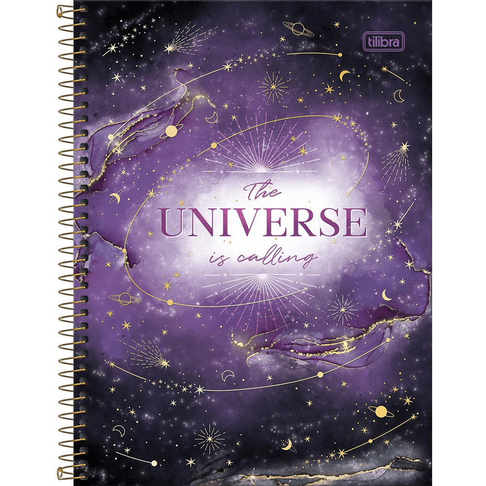 Caderno Espiral Universitário 1 Matérias  80 Folhas Magic - Tilibra