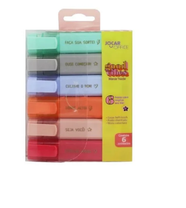 Marca Texto Good Vibes Estojo /6 Cores Tons Pasteis 96146 - Jocar Office