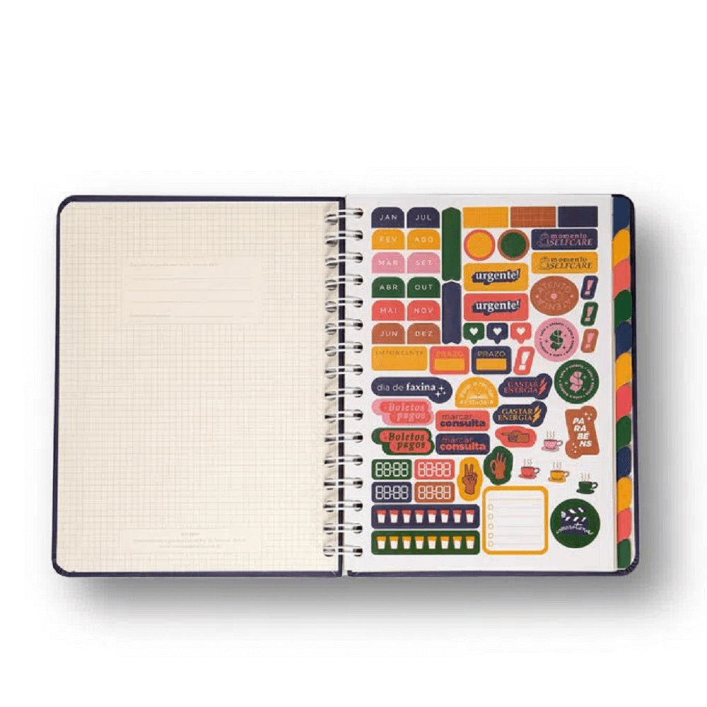 Planner Permanente A5 148mmX210mm Orla Paraty Listras - Cicero