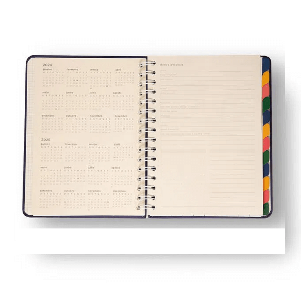 Planner Permanente A5 148mmX210mm Orla Paraty Listras - Cicero