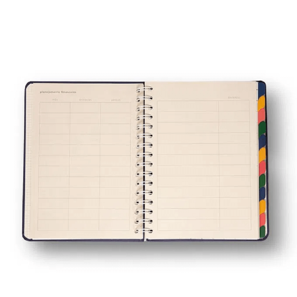 Planner Permanente A5 148mmX210mm Orla Paraty Listras - Cicero