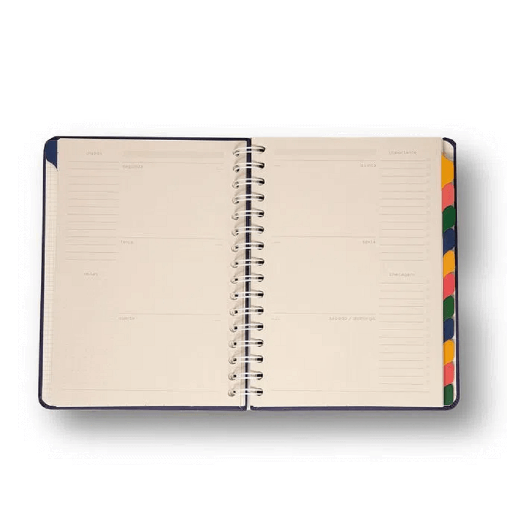Planner Permanente A5 148mmX210mm Orla Paraty Listras - Cicero