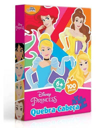 Quebra Cabeça 100 peças Disney Princess 8007 - Toyster
