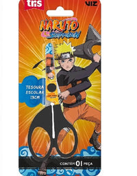 Tesoura Escolar Lâmina Decorada 13cm Naruto 610009 - Tris