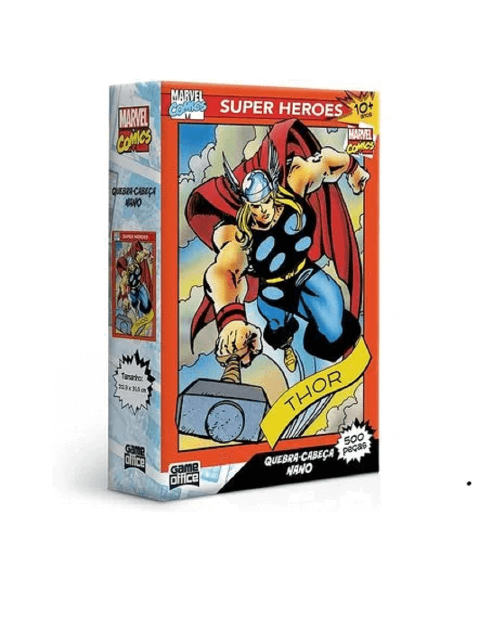 Quebra Cabeça Nano Marvel Thor Comics 500 Peças 2959 - Toyster