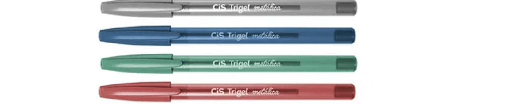 Caneta Gel Com 10 Cores Metálicas Trigel 76.0000 - CIS