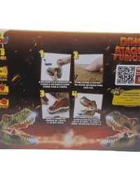 Dino Ataque Furioso com Luz, Som de Rugido e Splay de Água ZP01011 - Zoop Toys
